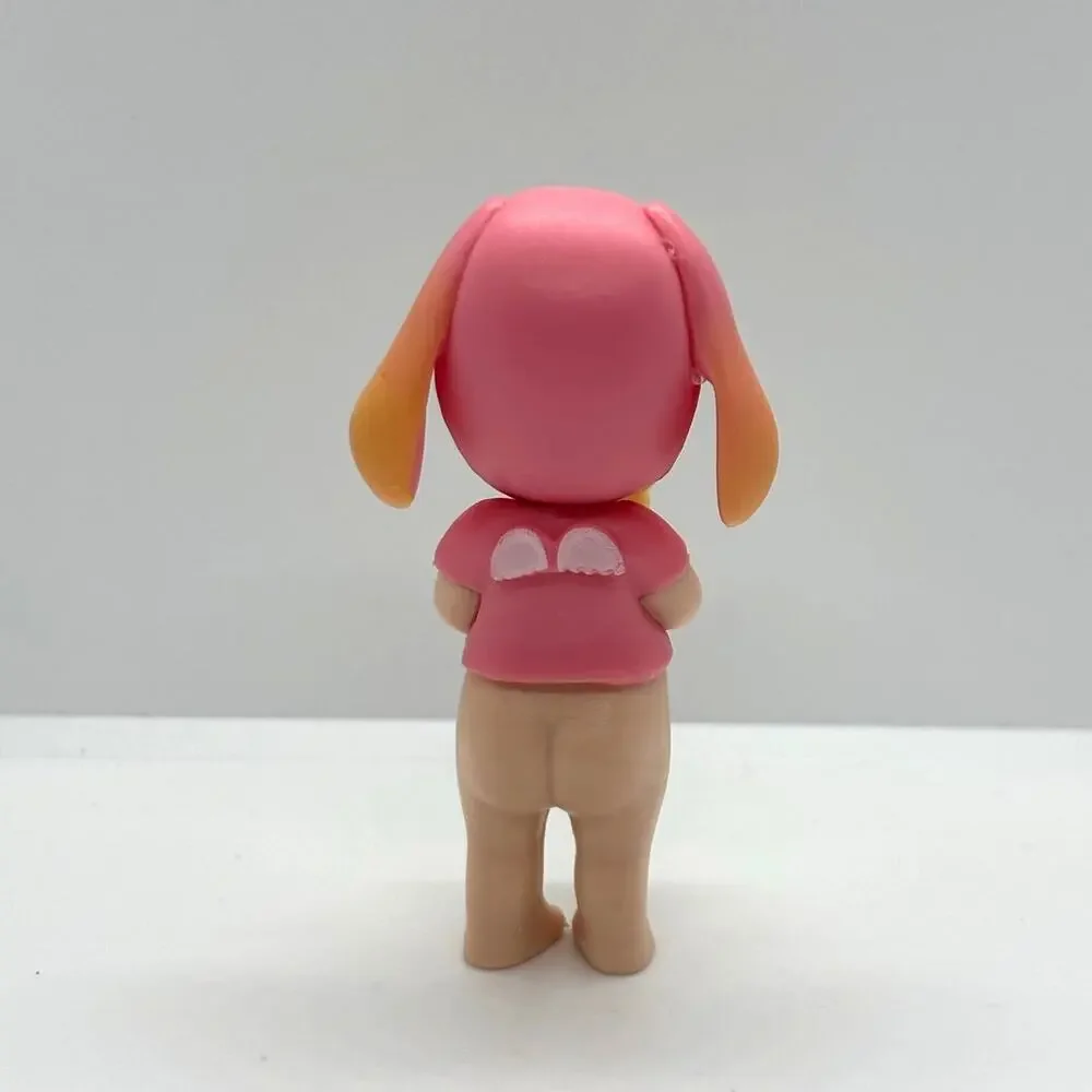 New Unbranded Collectible Mini Figure Rabbit with Bear Costume, Open Blind Box